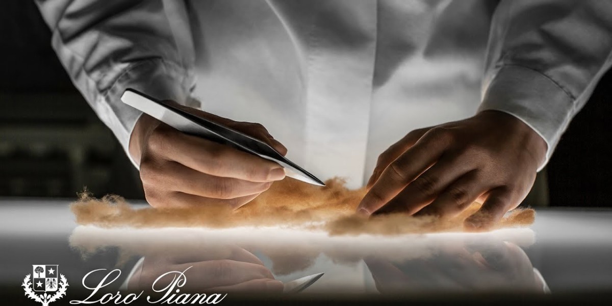 Loro Piana She grounded the look with slouchy black dress pants